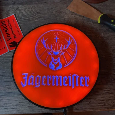 Mẫu đèn trang trí Jägermeister LAMP in 3D ấn tượng