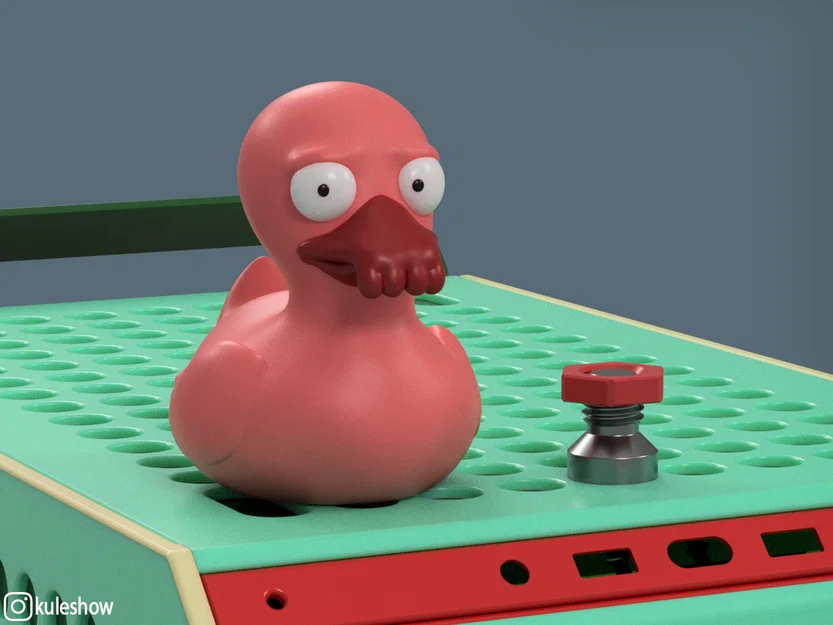 Rubber Ducky Zoidberg – Duck Zoidberg kèm vít M14 & tán (in không cần supports) - Image 2