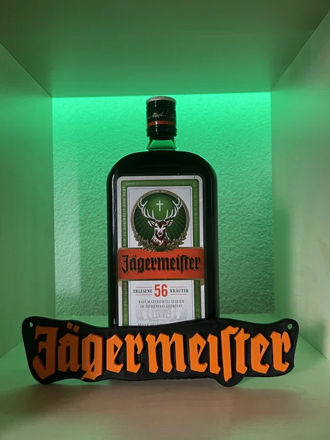 Bảng hiệu Jägermeister 3D trang trí phòng tiệc cực chất - Image 1