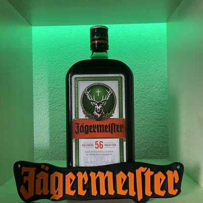 Bảng hiệu Jägermeister 3D trang trí phòng tiệc cực chất