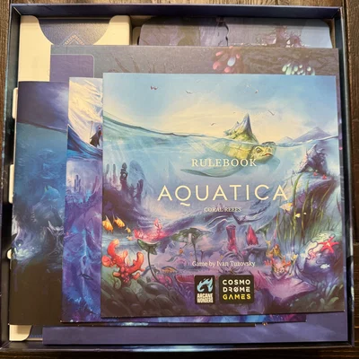 Insert/Organizer Aquatica: chứa Coral Reefs & Cold Waters (không đội nắp)