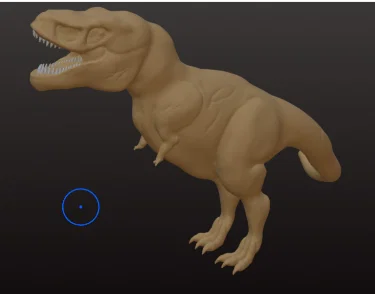Mô hình 3D khủng long T-Rex phong cách chiến binh cực ngầu - Image 2