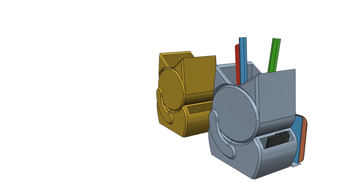 Hộp đựng bút để bàn hình mèo 3D (Cat Pencil Holder) in không cần support - Image 7