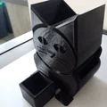 Hộp đựng bút để bàn hình mèo 3D (Cat Pencil Holder) in không cần support - Thumbnail 12