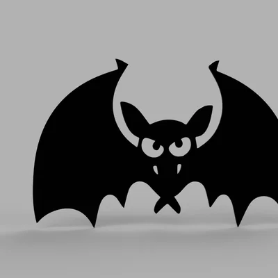 Mô hình trang trí tường hình con dơi (Bat Decoration) in 3D
