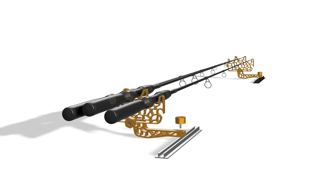 Hệ Rail Gắn Giá Đỡ Cần Câu (Fishing Rod Holder Rail System) - Image 1
