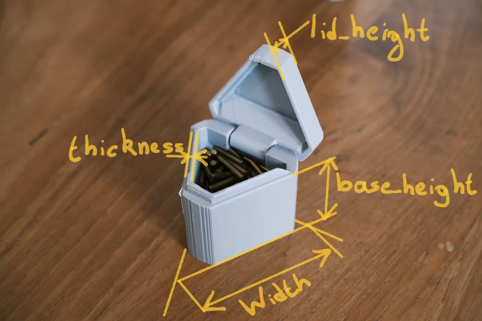 SnapCase (Print-in-place) – Hộp in liền khối có nắp khóa - Image 2