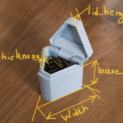 SnapCase (Print-in-place) – Hộp in liền khối có nắp khóa
