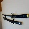Giá treo Katana gắn tường 3D - Thiết kế thông minh cho kiếm sưu tầm - Thumbnail 1