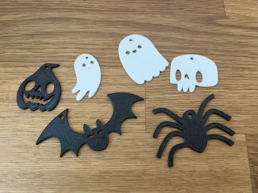 Bộ sưu tập lót ly và móc khóa Halloween in 3D độc đáo - Image 1