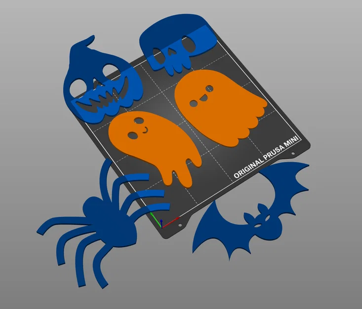 Bộ sưu tập lót ly và móc khóa Halloween in 3D độc đáo - Image 3