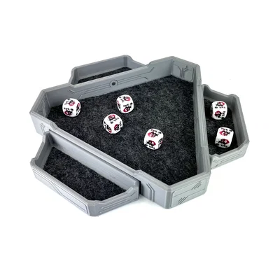 Khay Xúc Xắc Modular Sci‑fi cho ISS Vanguard