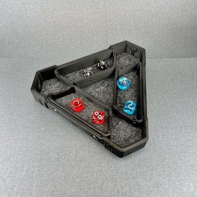 Khay Xúc Xắc Modular Sci‑fi cho ISS Vanguard