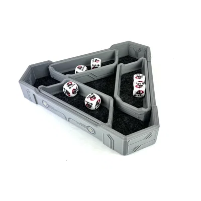 Khay Xúc Xắc Modular Sci‑fi cho ISS Vanguard