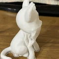 Mô hình chú mèo dễ thương Sitting Cat #2 (Dành cho tô màu thủ công) - Thumbnail 7