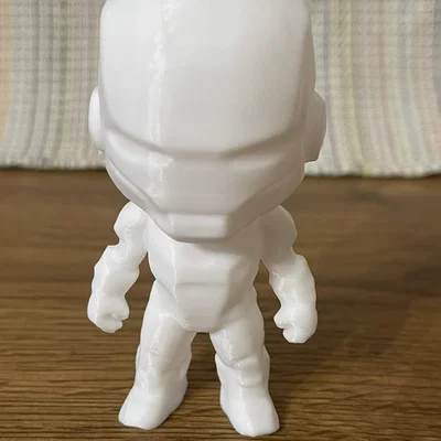 Mô hình 3D Lil Ironman - Tượng Người Sắt Chibi dễ thương để sơn màu