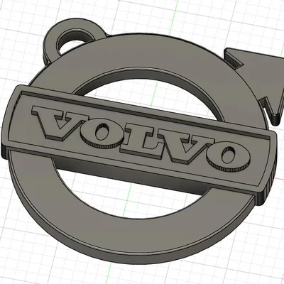Móc khóa logo Volvo