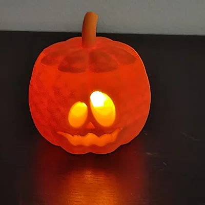 Nắp đèn tea light hình bí ngô (Pumpkin TeaLight Lid)