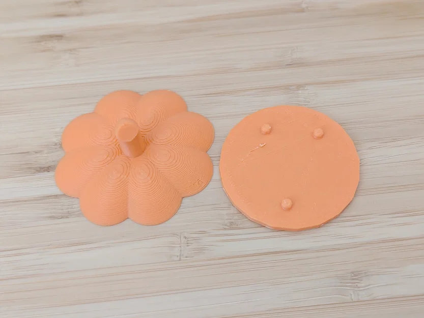 Nắp đèn tea light hình bí ngô (Pumpkin TeaLight Lid) - Image 3