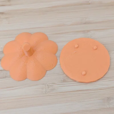 Nắp đèn tea light hình bí ngô (Pumpkin TeaLight Lid)