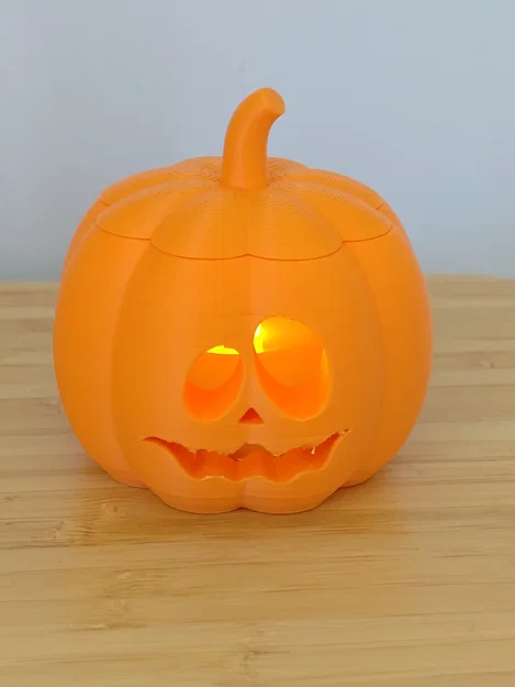 Nắp đèn tea light hình bí ngô (Pumpkin TeaLight Lid) - Image 4