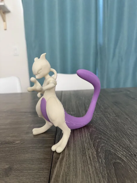 Mô hình Pokemon Mewtwo lắp ráp - Bản in chia phần 3D độc đáo - Image 2