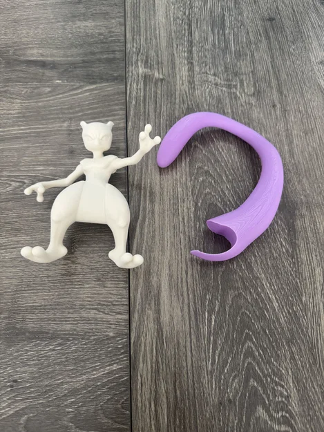 Mô hình Pokemon Mewtwo lắp ráp - Bản in chia phần 3D độc đáo - Image 3