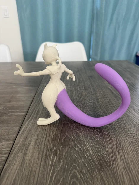 Mô hình Pokemon Mewtwo lắp ráp - Bản in chia phần 3D độc đáo - Image 4