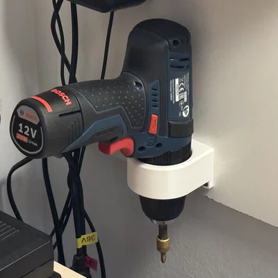 Giá treo tường 3D cho máy khoan Bosch GSB 12V-15 tiện lợi