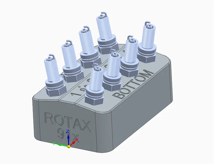 Giá giữ bugi Rotax (Rotax Spark Plug Holder) - Image 2