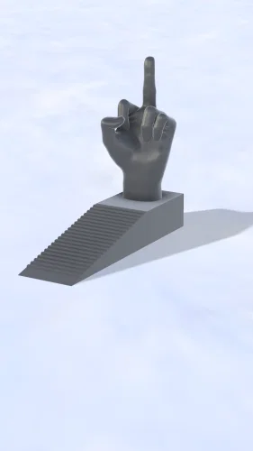 Chặn Cửa Hình Ngón Tay Giữa (Middle Finger Door Stopper) - Image 1