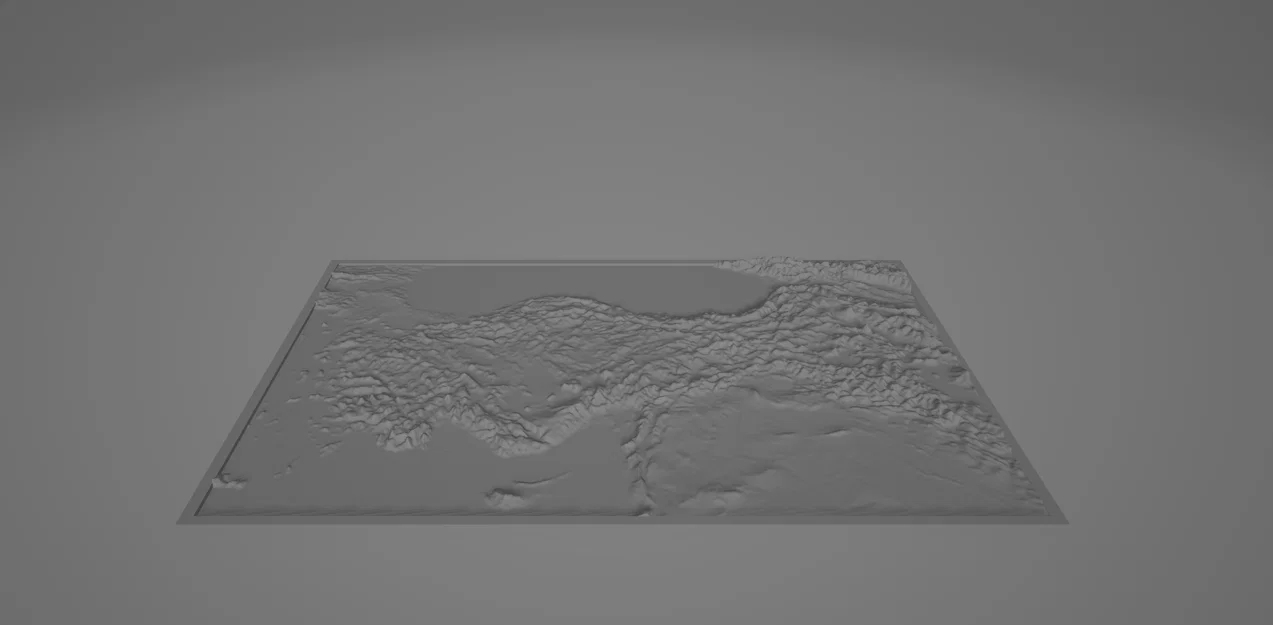 Bản Đồ Thổ Nhĩ Kỳ 3D (3D Turkey Map) - Image 1