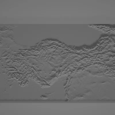 Bản Đồ Thổ Nhĩ Kỳ 3D (3D Turkey Map)