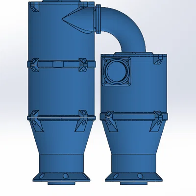 Cyclone Separater Modular (xếp chồng/stackable) cho ống 2.5 inch