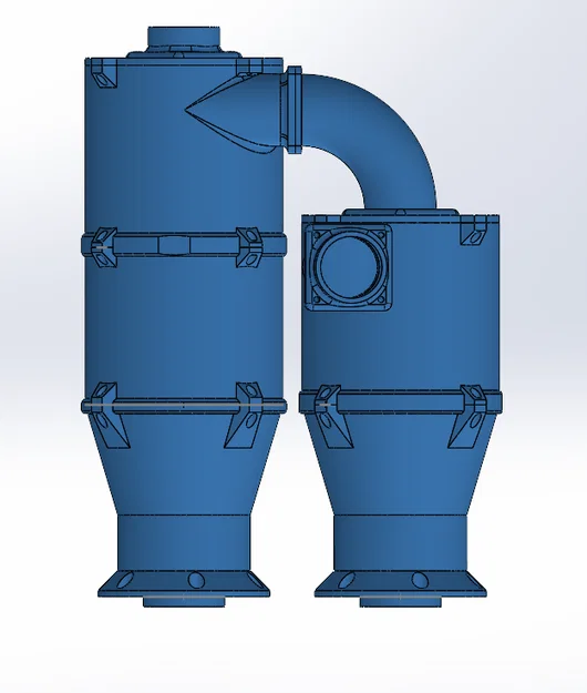 Cyclone Separater Modular (xếp chồng/stackable) cho ống 2.5 inch - Image 3