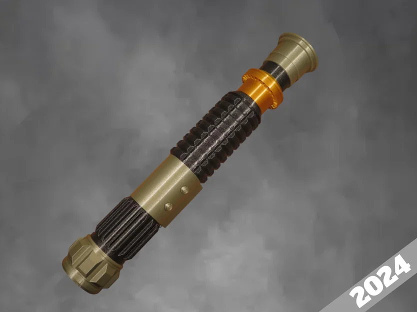 SW - Obi-Wan Kenobi Collapsing Lightsaber (NO SUPPORTS) by-MrHan/24 - Image 1