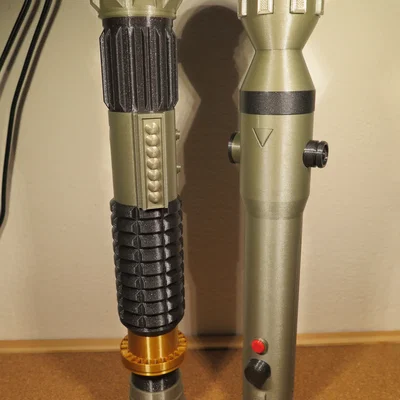 SW - Obi-Wan Kenobi Collapsing Lightsaber (NO SUPPORTS) by-MrHan/24