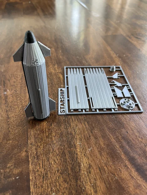 Kit Card SpaceX Starship (tỉ lệ 1:500) - Image 3