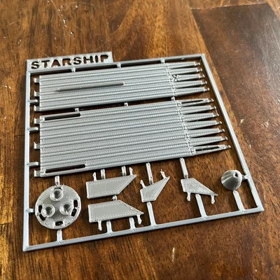 Kit Card SpaceX Starship (tỉ lệ 1:500)