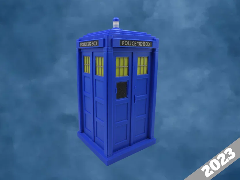 Doctor Who - Tardis Doctor 13/14/15 EXTERIOR 2018-23, NO SUPPORTS & GLUE - Image 1