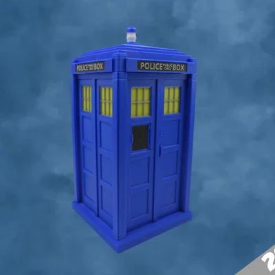Doctor Who - Tardis Doctor 13/14/15 EXTERIOR 2018-23, NO SUPPORTS & GLUE