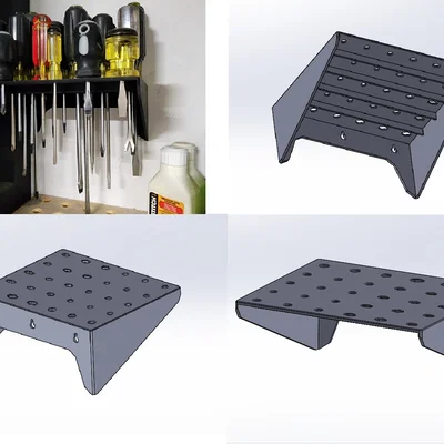 #0149 Kệ/Organizer Treo Tường Đựng Screw Driver