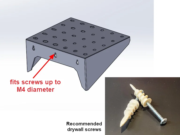 #0149 Kệ/Organizer Treo Tường Đựng Screw Driver - Image 4
