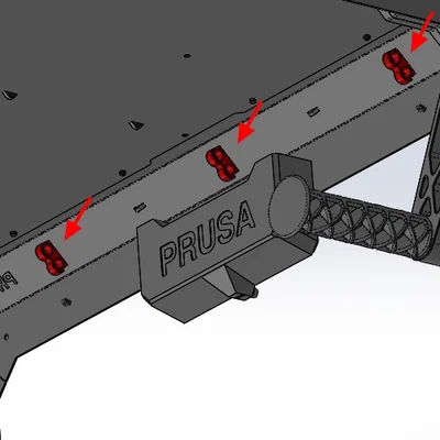 #0146 Kẹp quản lý dây cho Original Prusa Enclosure (OPE)