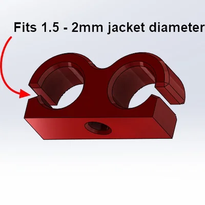 #0146 Kẹp quản lý dây cho Original Prusa Enclosure (OPE)