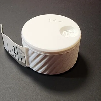 #0137 V2 Ống Cuộn Thước Dây Vải Flexible (Spooler) - Họa Tiết Spiral