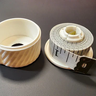 #0137 V2 Ống Cuộn Thước Dây Vải Flexible (Spooler) - Họa Tiết Spiral