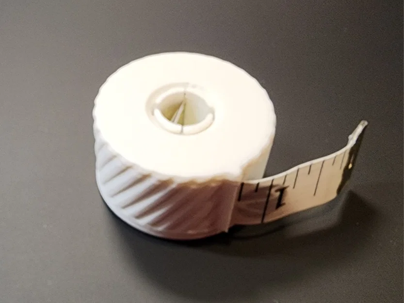 #0137 V2 Ống Cuộn Thước Dây Vải Flexible (Spooler) - Họa Tiết Spiral - Image 4