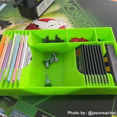 #0136 Khay organizer & khay người chơi Monopoly - Ghostbusters Edition
