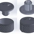 #0137 V2 Ống Cuộn Thước Dây Vải Flexible (Spooler) - Họa Tiết Spiral - Thumbnail 7